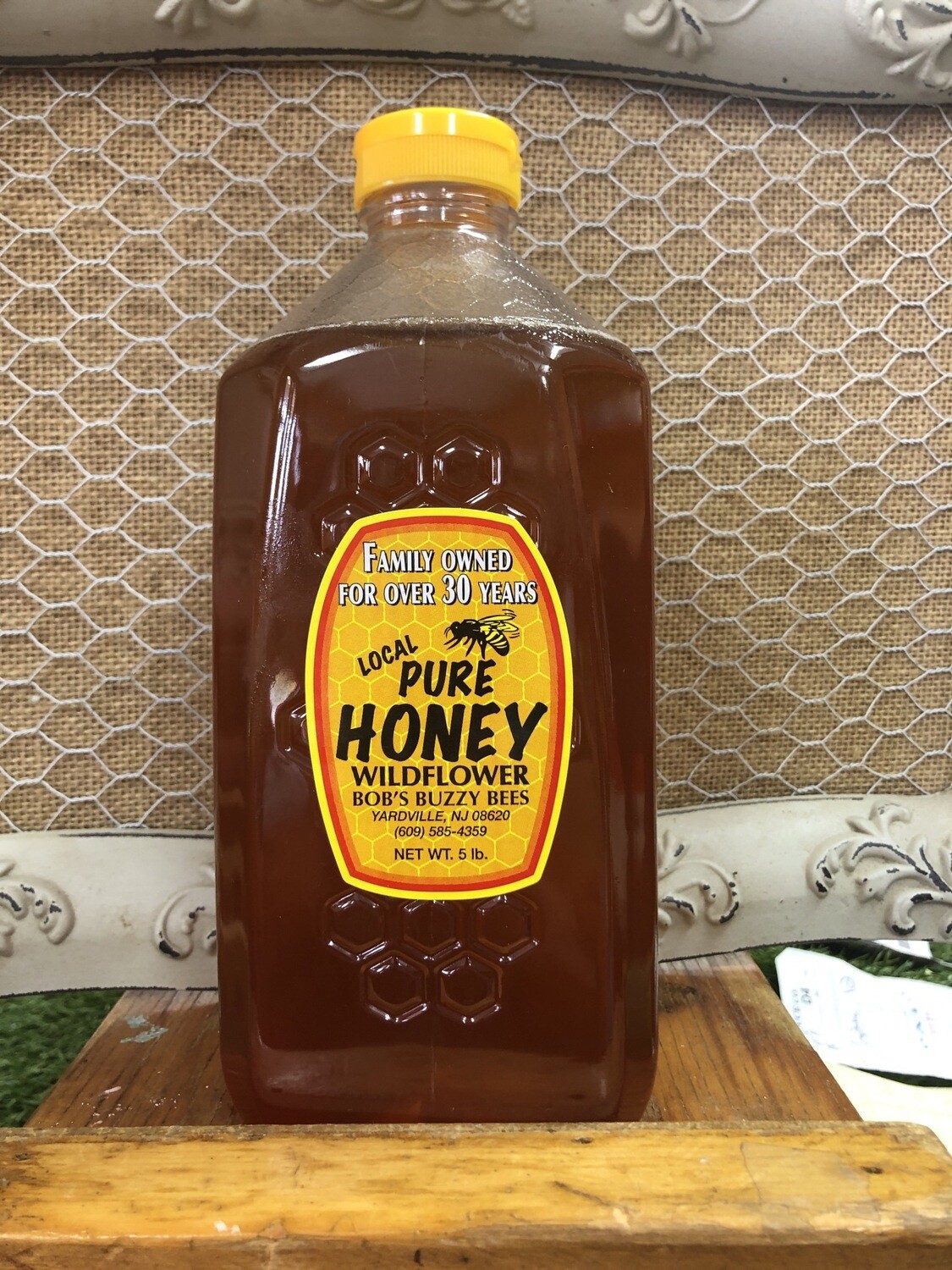 Honey - 5lb Jar, NJ local Honey - 5lb Jar, NJ local