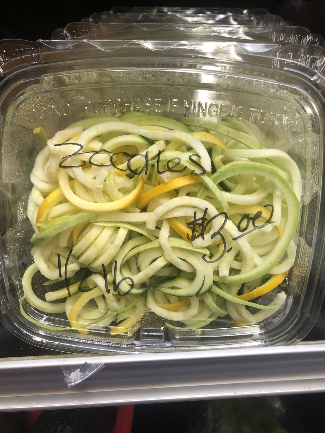 Zoodles, 1/2 Pound Zoodles, 1/2 Pound