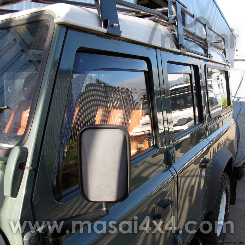 ClimAir Wind Deflectors for Land Rover Defender 90/110 Masai Lights