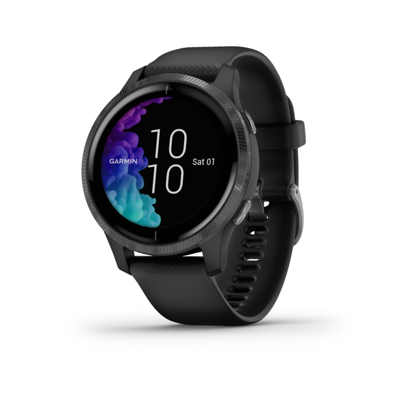 Garmin Venu nero con braccialetto nero Garmin Venu nero con braccialetto nero