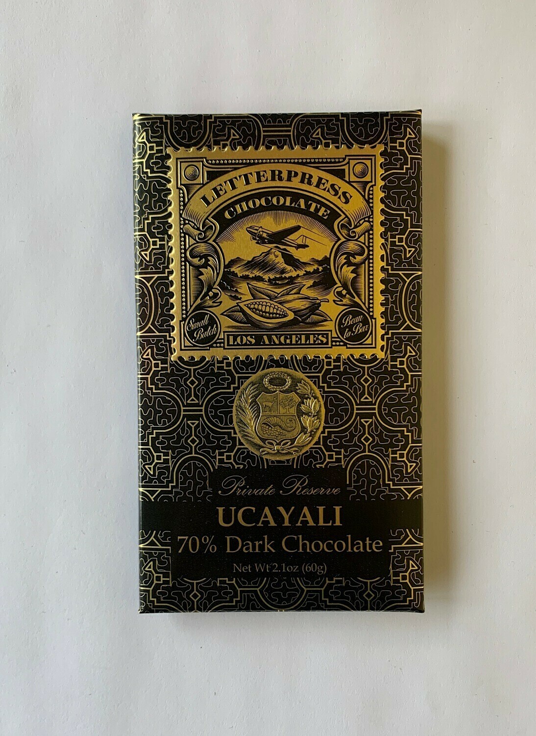 Letterpress Ucayali, Peru 70% Dark Letterpress Ucayali, Peru 70% Dark