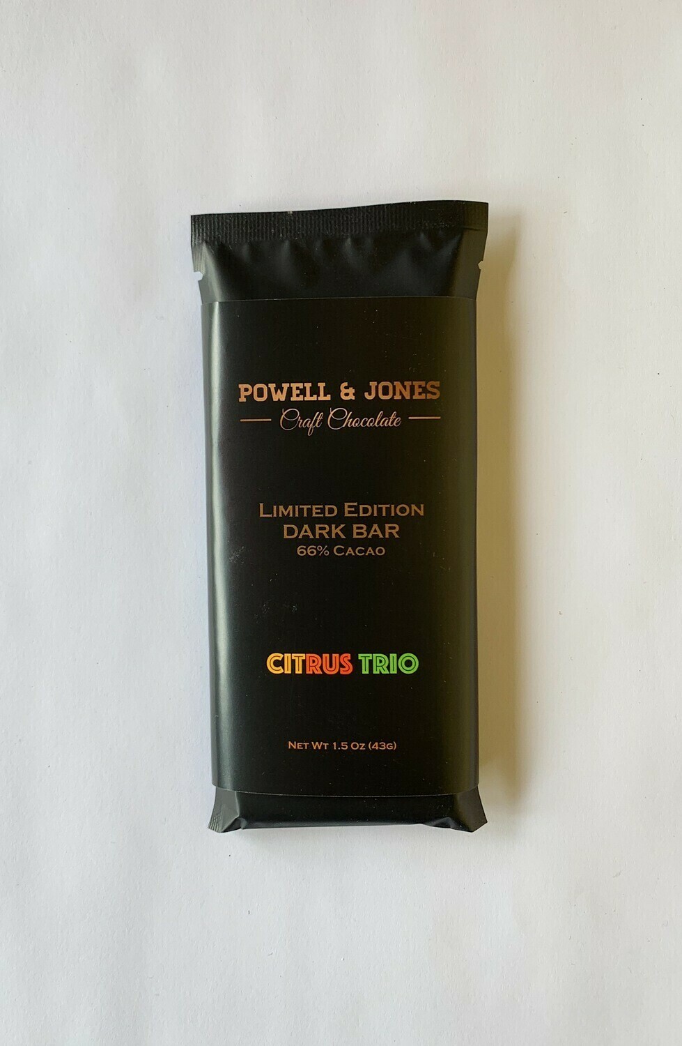 Powell & Jones Hand Crafted Limited Edition Dark Bar Powell & Jones Hand Crafted Limited Edition Dark Bar