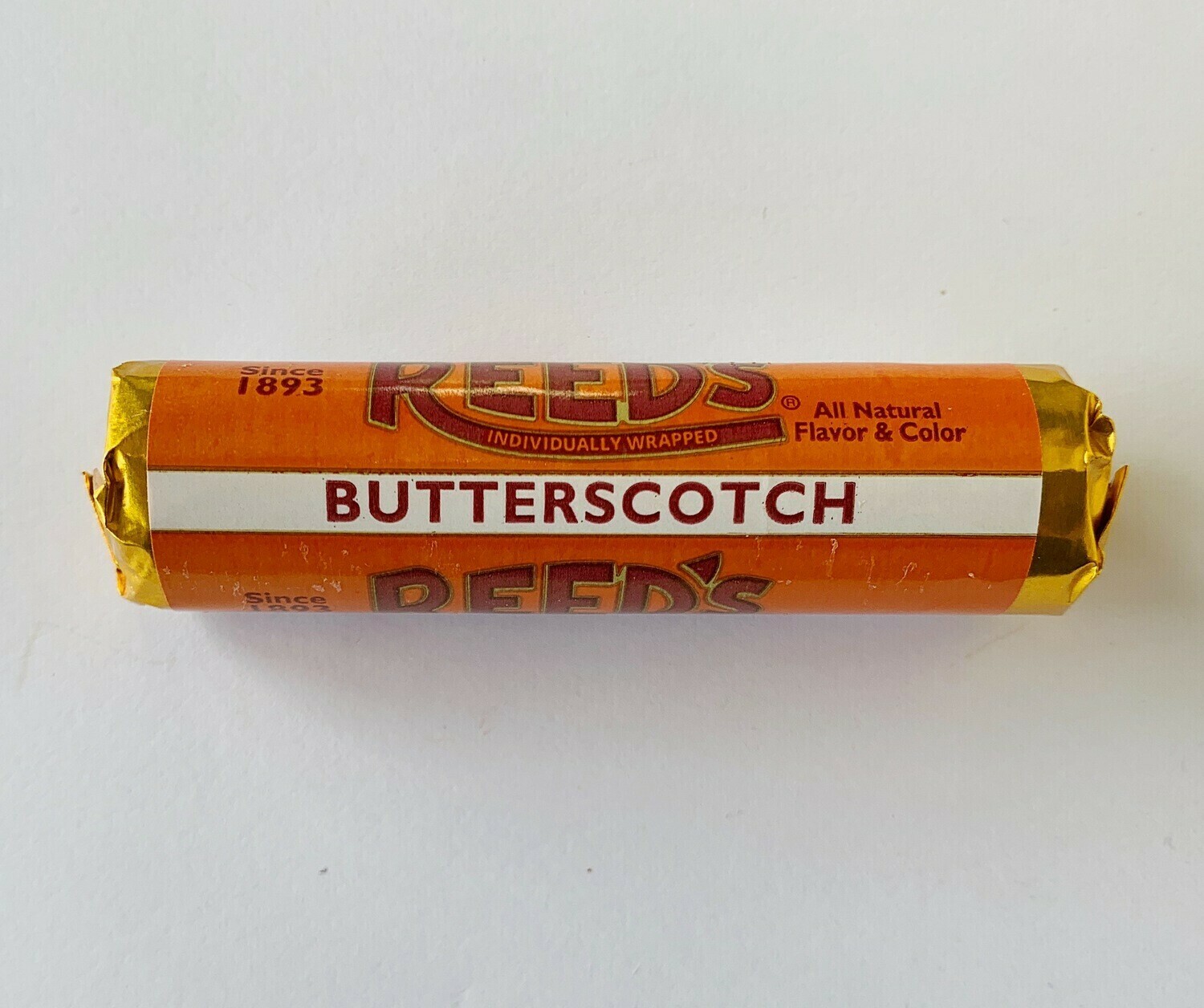 Reed's Butterscotch Hard Candy Rolls Reed's Butterscotch Hard Candy Rolls