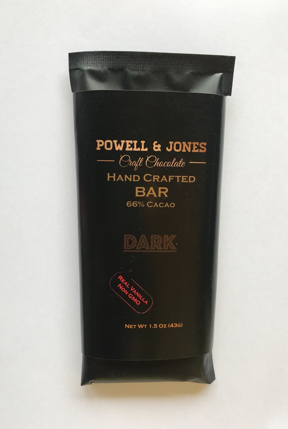 Powell and Jones Dark Chocolate Bar Powell and Jones Dark Chocolate Bar