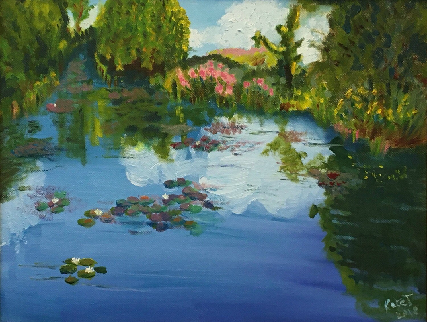 “Monet’s Garden in May” “Monet’s Garden in May”