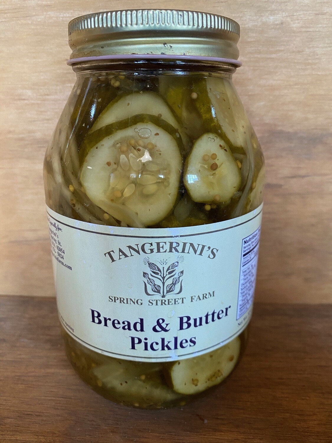 Bread and Butter Pickles | 32 oz Bread and Butter Pickles | 32 oz