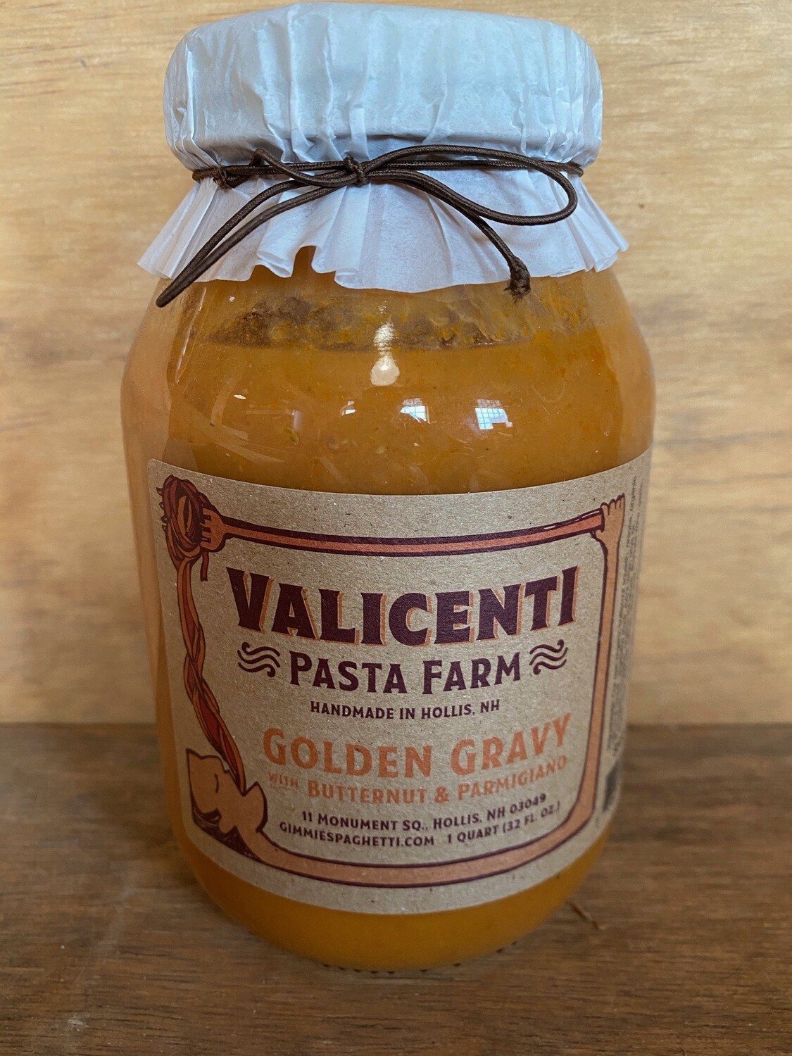 Valicenti Sauce | Golden Gravy (butternut squash & parmesan) Valicenti Sauce | Golden Gravy (butternut squash & parmesan)