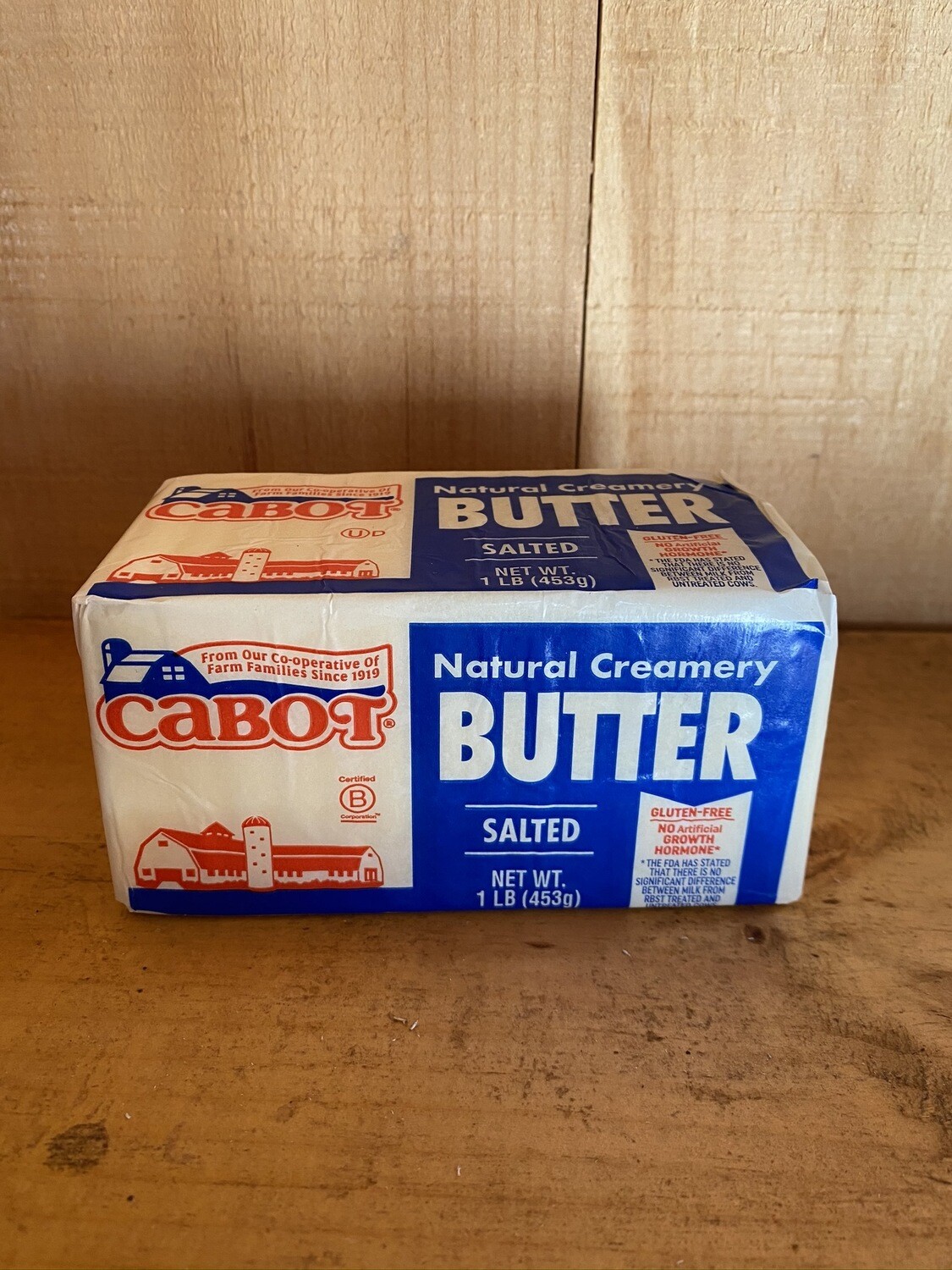 Natural Creamery Salted Butter | 1lb Block | Cabot Natural Creamery Salted Butter | 1lb Block | Cabot