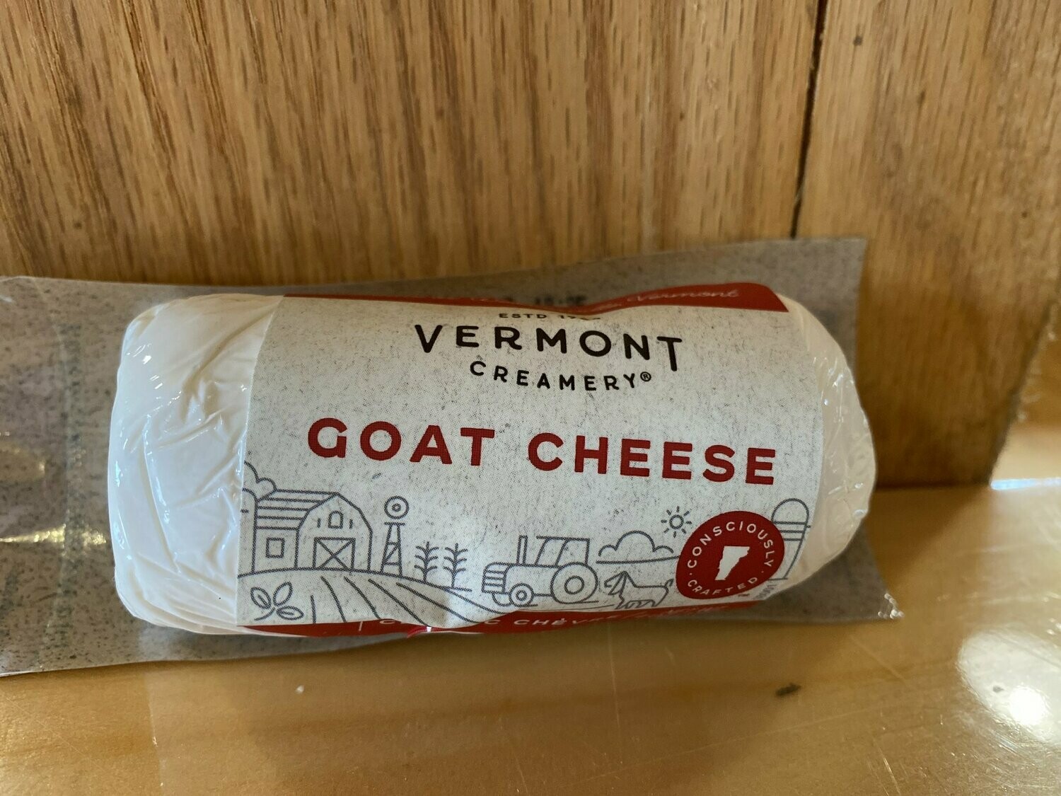 Vermont Creamery | Classic Chèvre Goat Cheese | 4 oz Vermont Creamery | Classic Chèvre Goat Cheese | 4 oz
