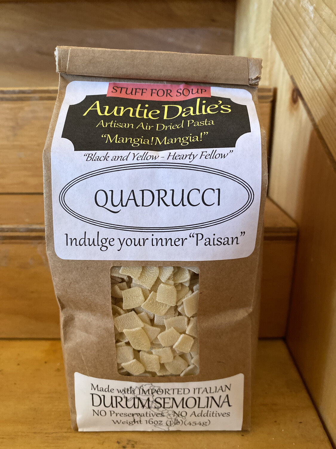 Quadrucci | Auntie Dahlie’s Pasta Quadrucci | Auntie Dahlie’s Pasta