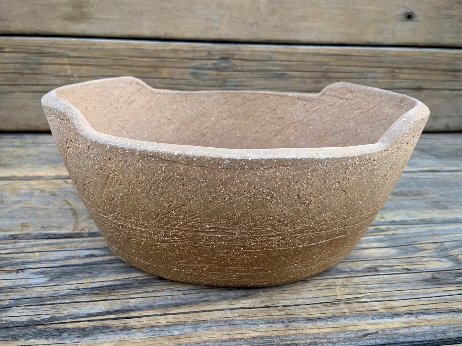 Greenhouse Pot | Rustic Clay Low Bowl Planter | 4 Greenhouse Pot | Rustic Clay Low Bowl Planter | 4