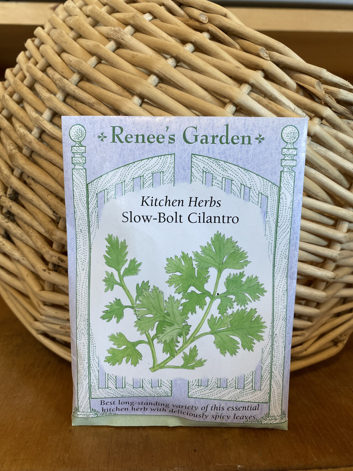 Slow-Bolt Cilantro | Renee’s Garden Seed Pack | Past Year’s Seeds | Reduced Price Slow-Bolt Cilantro | Renee’s Garden Seed Pack | Past Year’s Seeds | Reduced Price