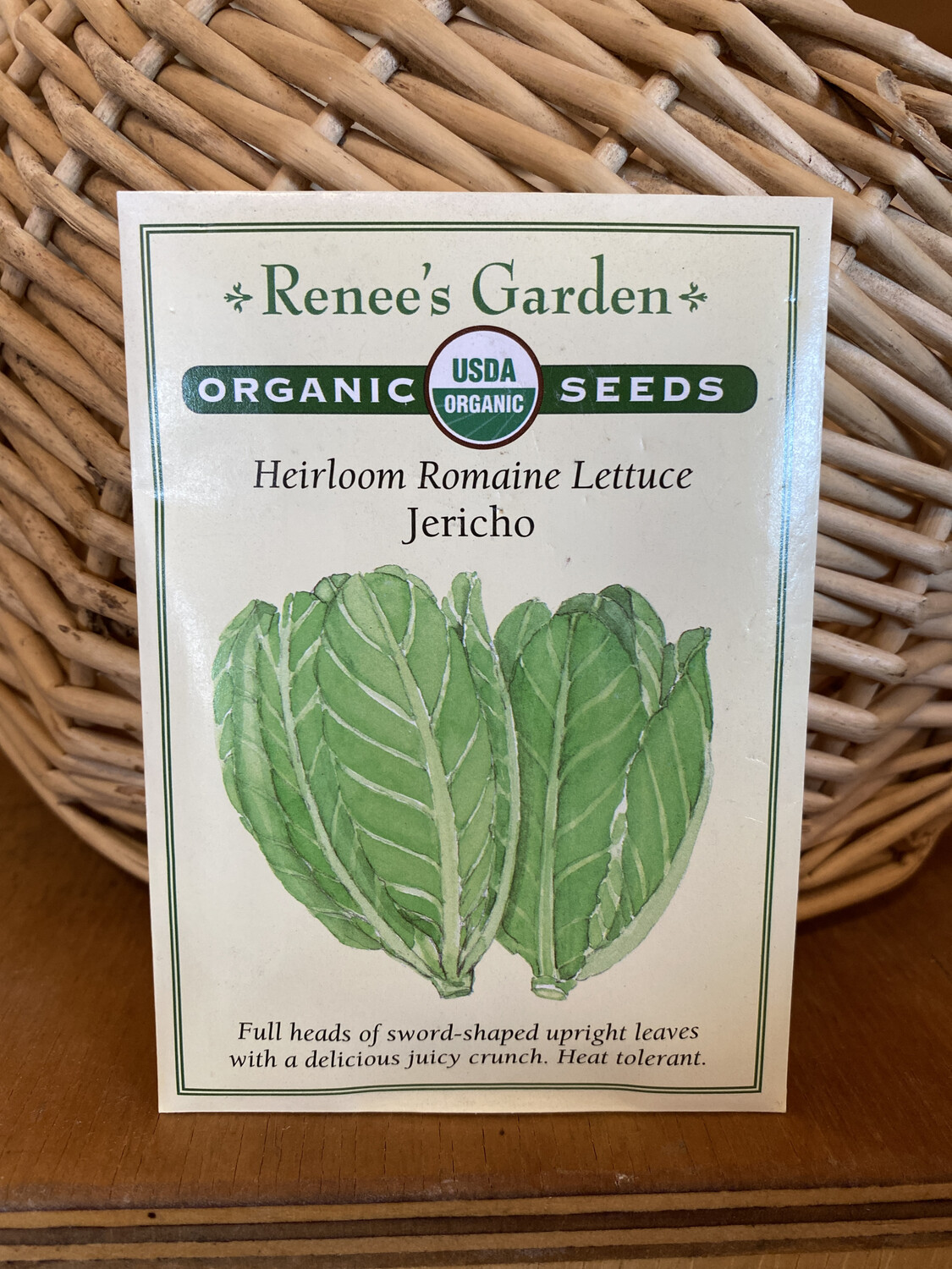 Heirloom Romaine Lettuce Jericho | Renee’s Garden Seed Pack | Past Year’s Seeds | Reduced Price Heirloom Romaine Lettuce Jericho | Renee’s Garden Seed Pack | Past Year’s Seeds | Reduced Price