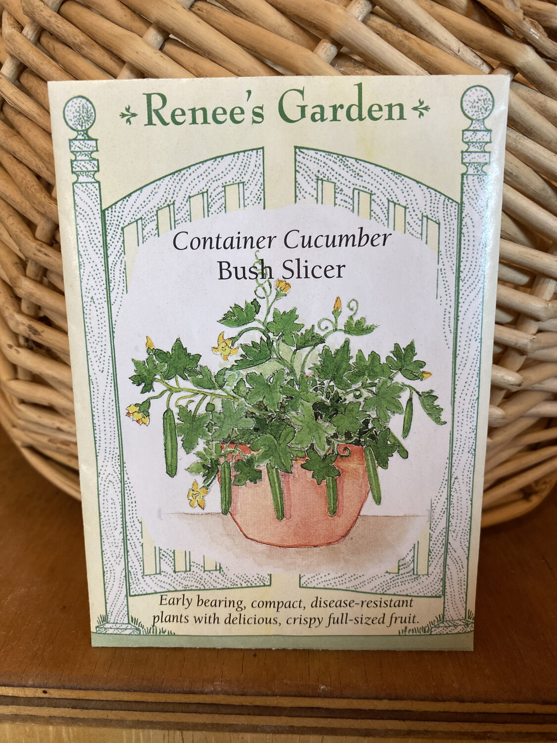 Container Cucumber Bush Slicer | Renee’s Garden Seed Pack | Past Year’s Seeds | Reduced Price Container Cucumber Bush Slicer | Renee’s Garden Seed Pack | Past Year’s Seeds | Reduced Price