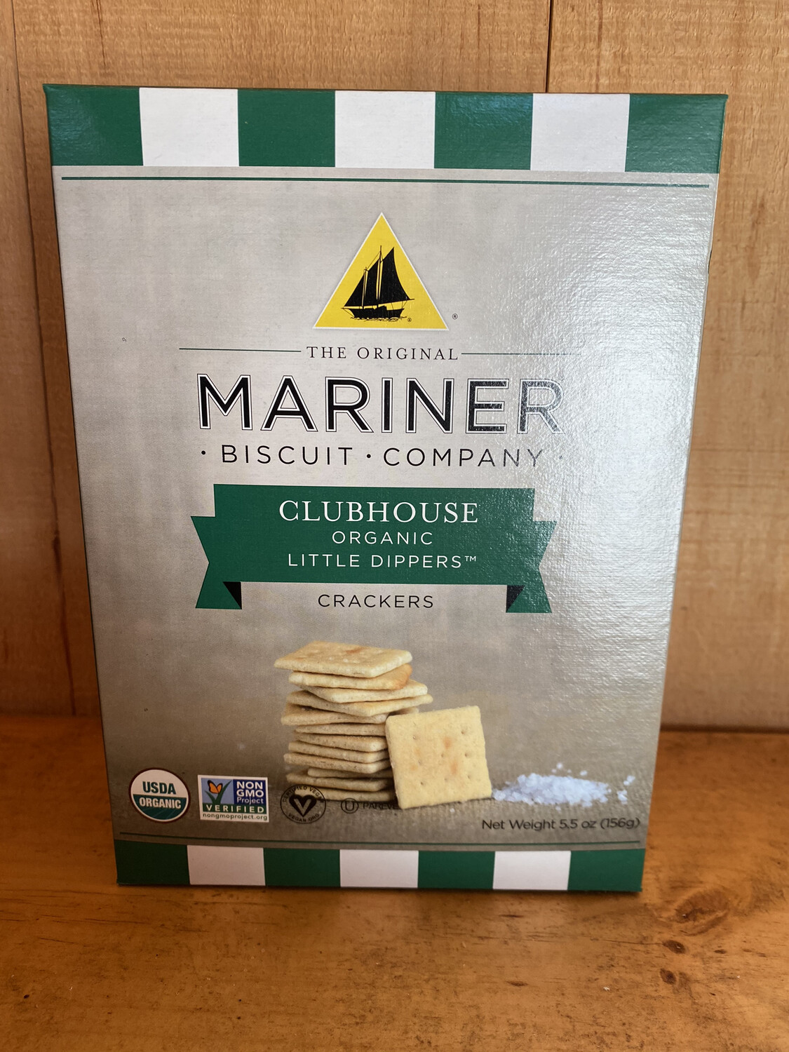 Clubhouse Organic Little Dipper Crackers | Mariner Biscuit Company | 5.5oz Clubhouse Organic Little Dipper Crackers | Mariner Biscuit Company | 5.5oz