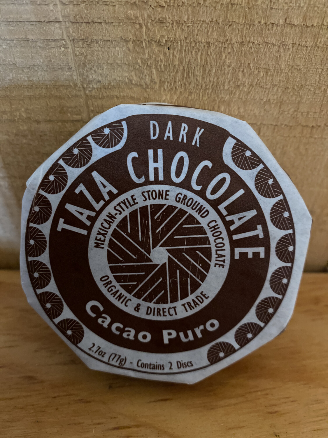 Taza Chocolate Disc | Cacao Puro | 2.7oz Taza Chocolate Disc | Cacao Puro | 2.7oz