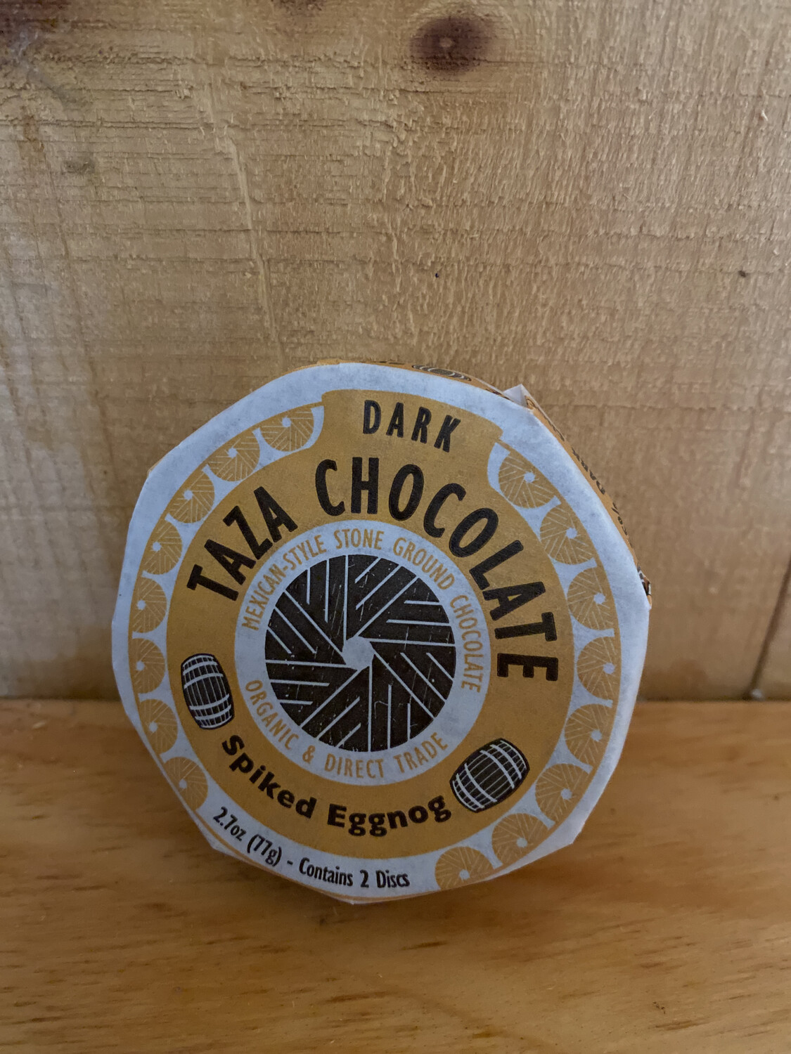 Taza Chocolate Disc | Spiked Eggnog | 2.7oz Taza Chocolate Disc | Spiked Eggnog | 2.7oz