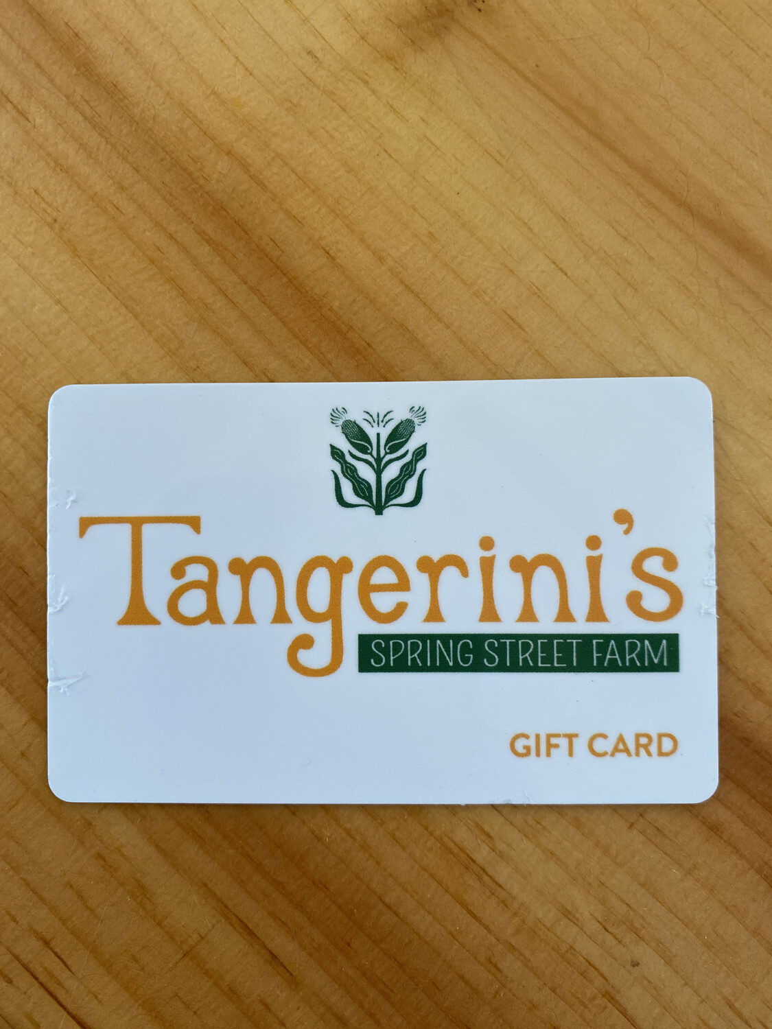 Tangerini's $10 Gift Card Tangerini's $10 Gift Card