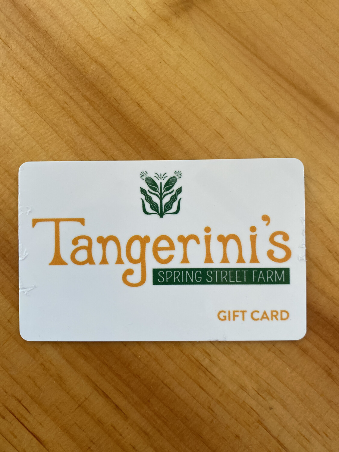 Tangerini's $100 Gift Card Tangerini's $100 Gift Card