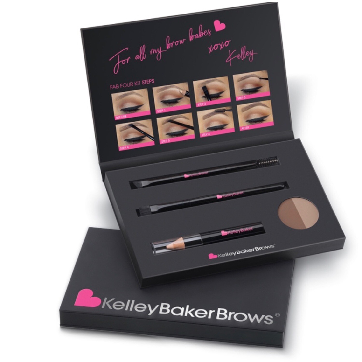 Kelley Baker Brows Fab Four Kit (BLONDE/BROWN - LIGHT) Kelley Baker Brows Fab Four Kit (BLONDE/BROWN - LIGHT)