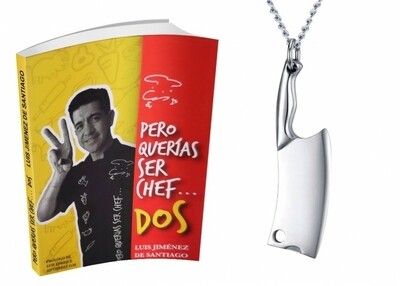 Libro Pero Querias Ser Chef + Dije de Cuchillo de Chef Libro Pero Querias Ser Chef + Dije de Cuchillo de Chef