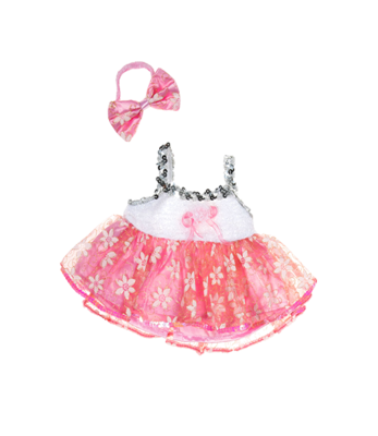 Pink Passion Hearts Dress Outfit - 16 inches Pink Passion Hearts Dress Outfit - 16 inches
