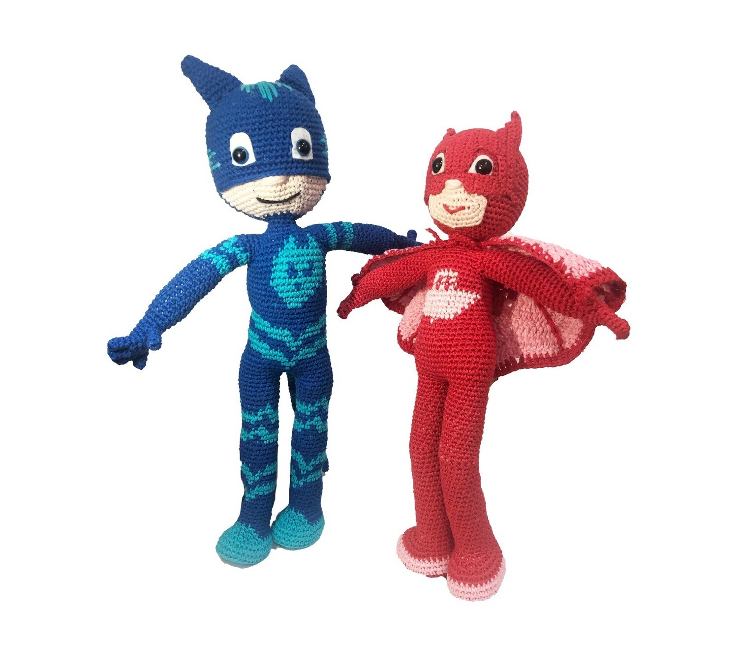 knitted character dolls