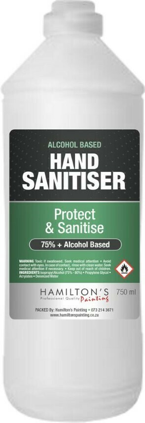 Hand Sanitizer 750ml Hand Sanitizer 750ml