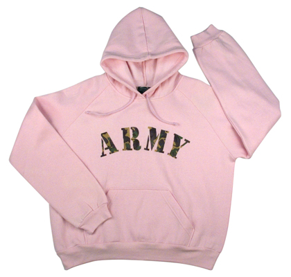 pink army sweatshirt