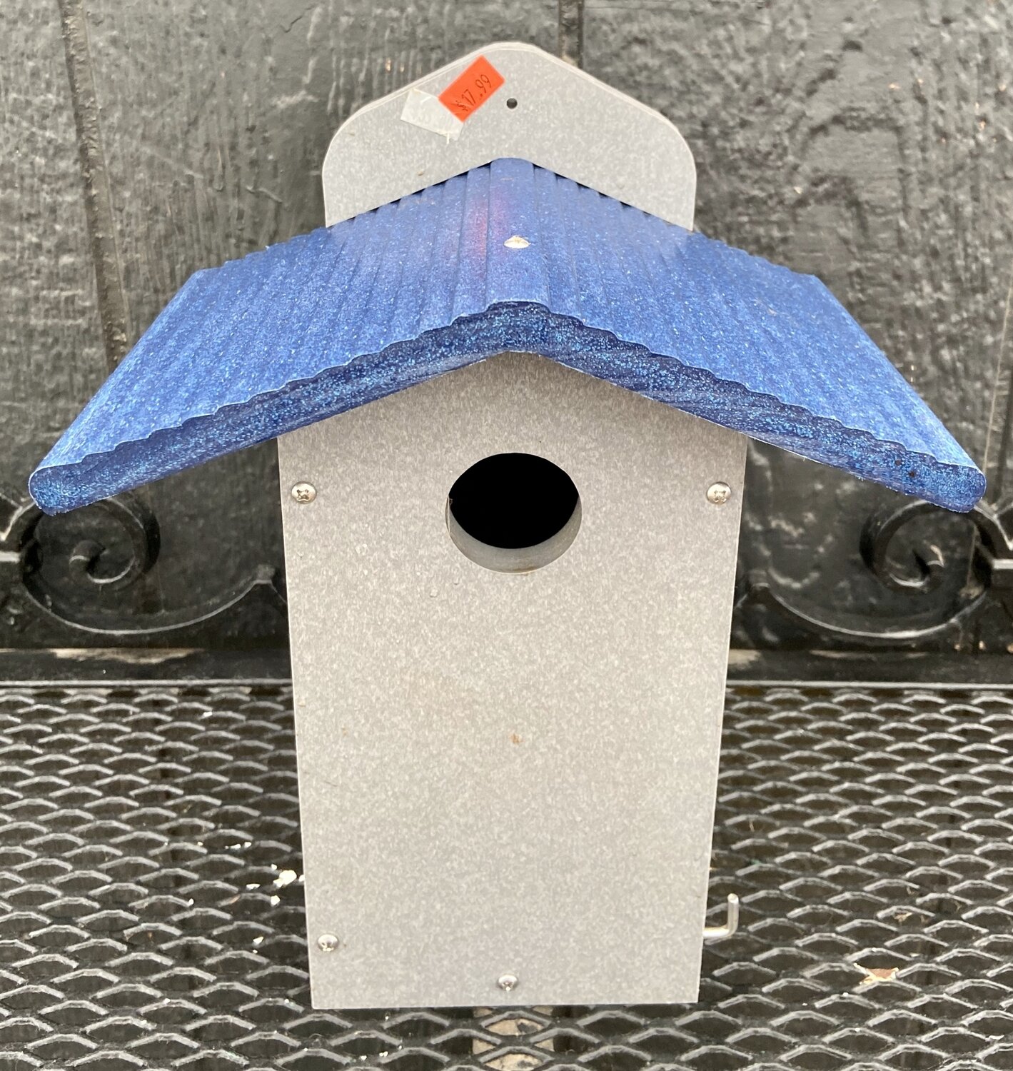 Blue bird house -grey Blue bird house -grey