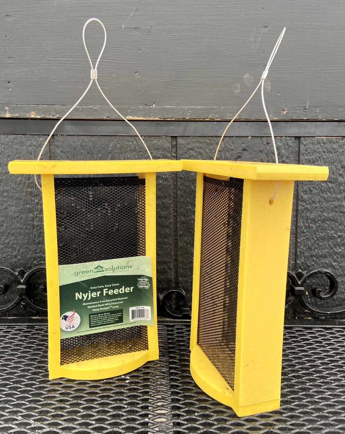 Yellow Nyjer Seed Feeder Yellow Nyjer Seed Feeder