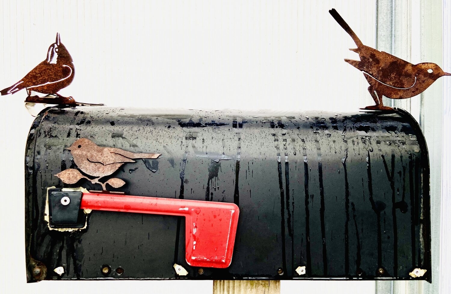 Metal Fence or mantle Birds Metal Fence or mantle Birds