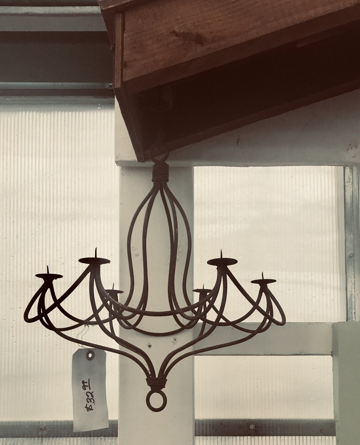 Rust Mini Chandelier Rust Mini Chandelier