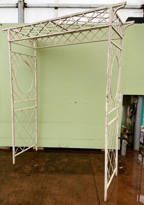 Acid Wash White Arch with Oval Sides Acid Wash White Arch with Oval Sides