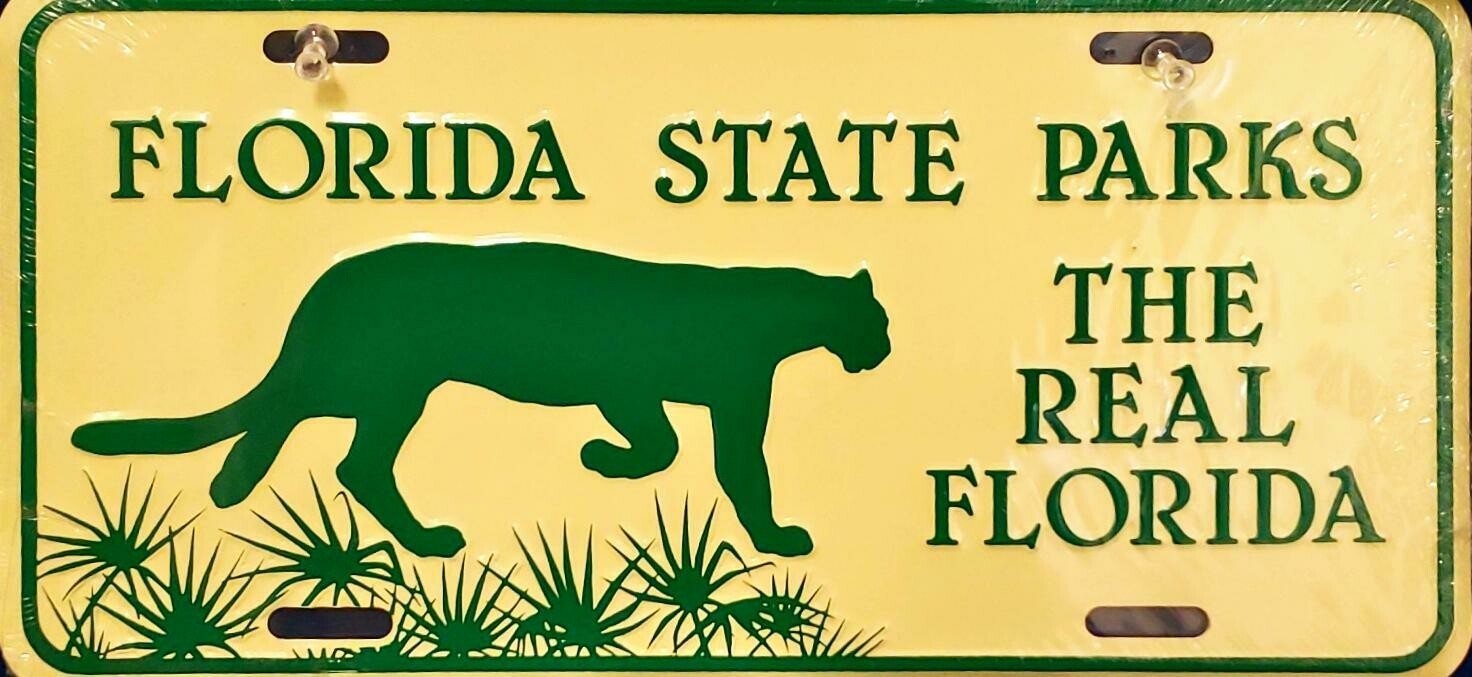 Florida State Parks Front Aluminum License Plate Florida State Parks Front Aluminum License Plate