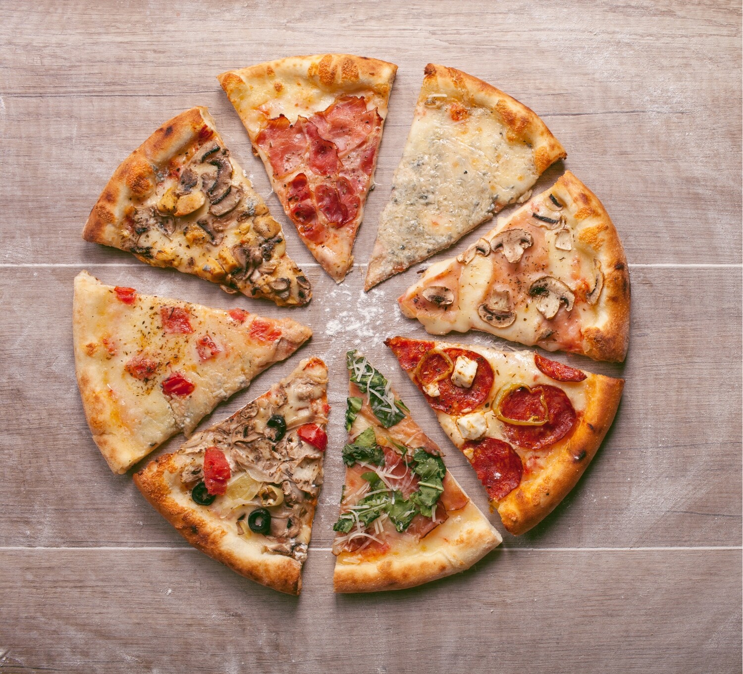 Various Pizza From Various Pizza From
