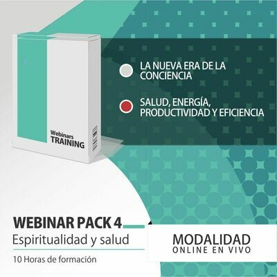 Pack Cursos Online 4:
PACK ESPIRITUALIDAD Y SALUD INTEGRAL Pack Cursos Online 4:
PACK ESPIRITUALIDAD Y SALUD INTEGRAL