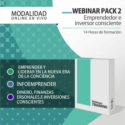 Pack Cursos Online 2:
PACK EMPRENDEDOR E INVERSOR CONSCIENTE Pack Cursos Online 2:
PACK EMPRENDEDOR E INVERSOR CONSCIENTE