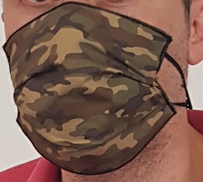 Mascherina facciale in TNT Fantasia Mimetico Mascherina facciale in TNT Fantasia Mimetico