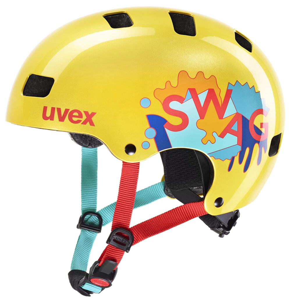 yellow bike helmet
