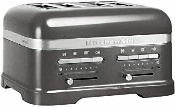 Kitchenaid Toaster Artisan with compartments Medallion Silver Kitchenaid Toaster Artisan with compartments Medallion Silver