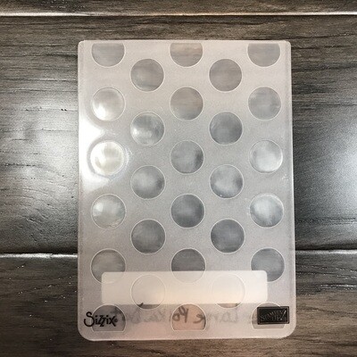 Large Polka Dots Embossing Folder Large Polka Dots Embossing Folder