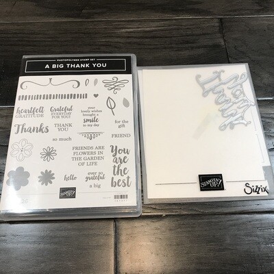 A Big Thank You Photopolymer Bundle A Big Thank You Photopolymer Bundle