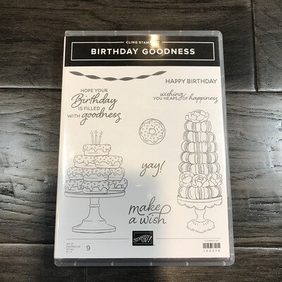 Birthday Goodness Cling Stamp Set Birthday Goodness Cling Stamp Set