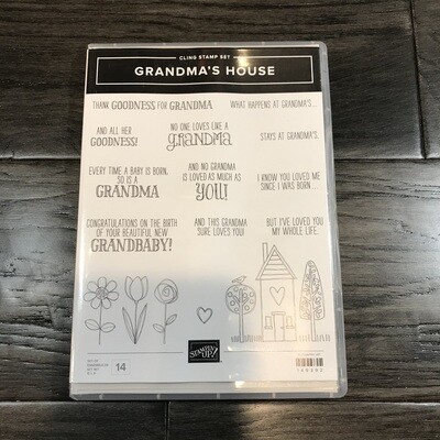 Grandma's House Cling Stamp Set Grandma's House Cling Stamp Set