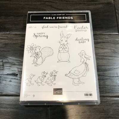 Fable Friends Cling Stamp Set Fable Friends Cling Stamp Set