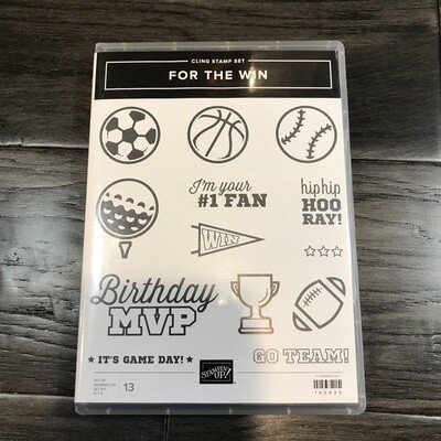 For the Win Cling Stamp Set For the Win Cling Stamp Set