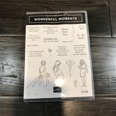Wonderful Moments Photopolymer Stamp Set Wonderful Moments Photopolymer Stamp Set