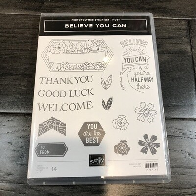 Believe You Can Photopolymer Stamp Set Believe You Can Photopolymer Stamp Set
