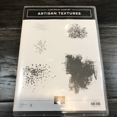 Artisan Textures Cling Stamp Set Artisan Textures Cling Stamp Set